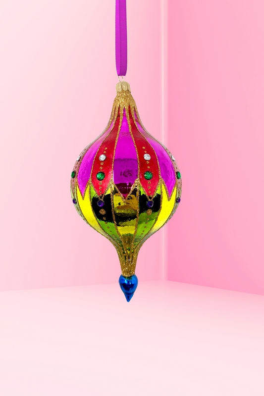 Rosie's Balloon Polish Glass Bauble