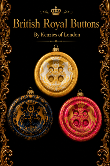 BRITISH ROYAL BUTTONS-KENZIES OF LONDON-The Sole Publicly Offered Private Stock Collection