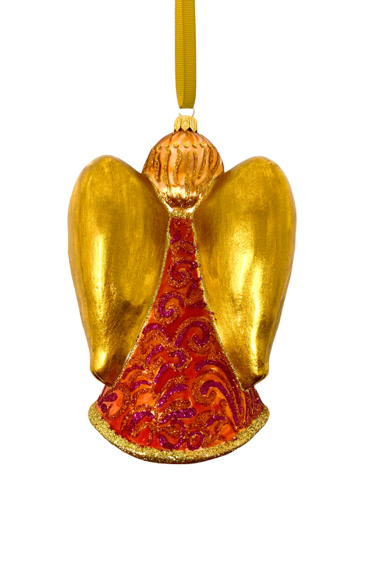 Amore Angel Glass Ornament