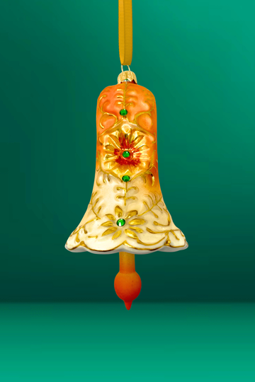 Aurelia Bell Glass Blown Ornament