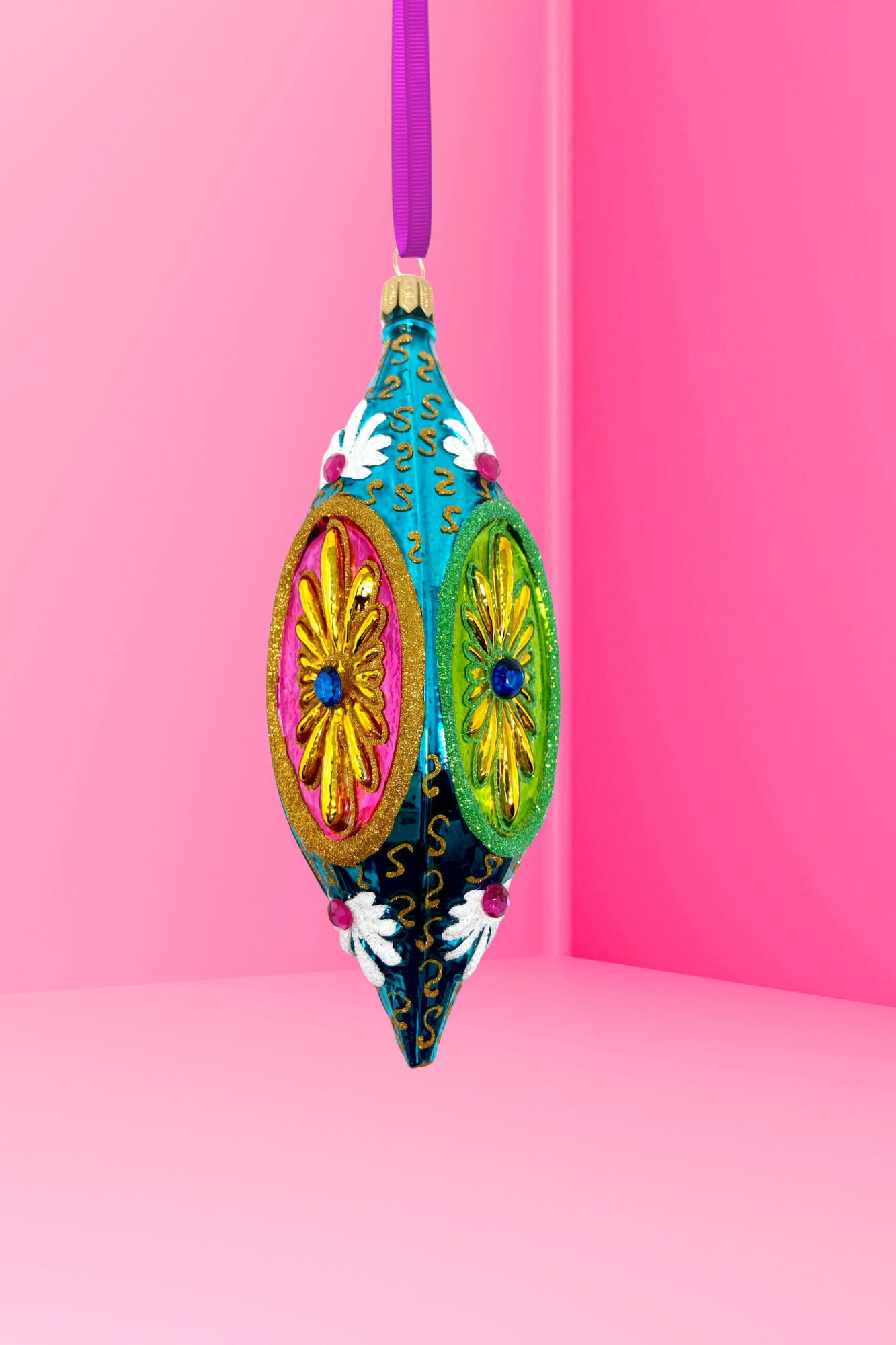 Red Carpet Ready Glass Ornament Collection