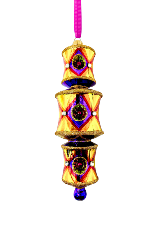 Bright Lights Dazzler Glass Ornament