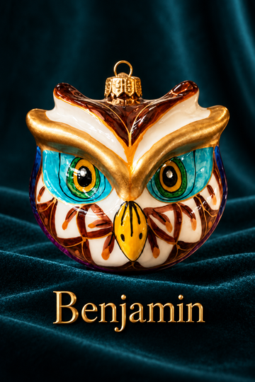BENJAMIN-Just quite simply-Benjamin Owl Ornament