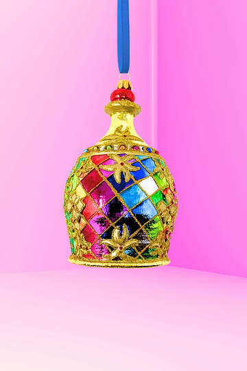 Jeweled Carafe Glass Ornament