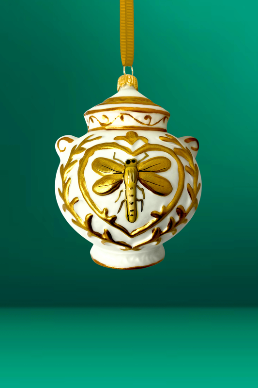 Dance of the Dragonfly Jar Ornament