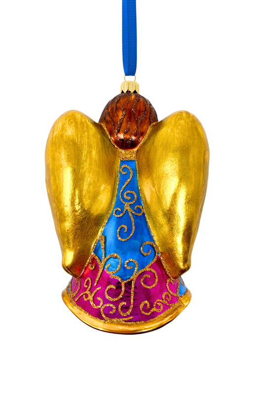 Faith Angel Glass Ornament
