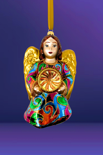 Forgiveness Angel Glass Ornament