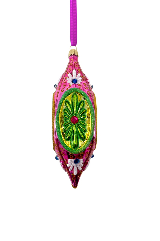 Viva Coin Glass Ornament