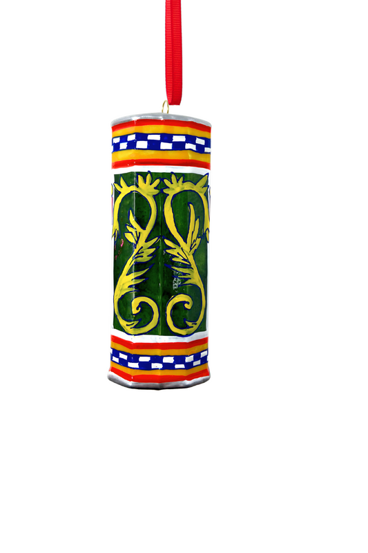 Extra Virgin Olive Oil Polish Glass Ornament