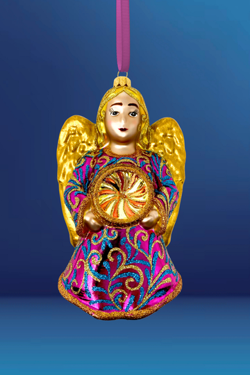 Healing Angel Glass Ornament