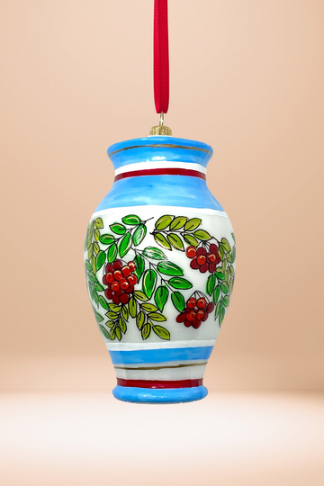 Ischia Vase Polish Glass Ornament