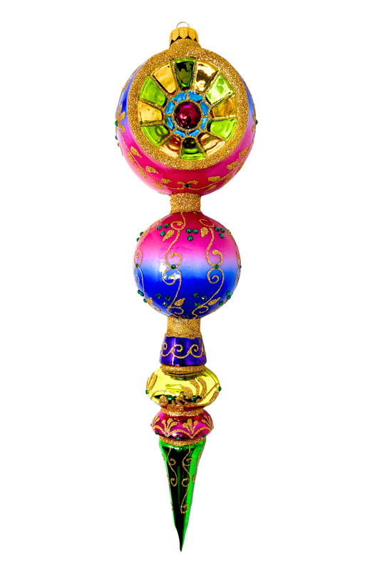 Las Vegas Drop Glass Ornament