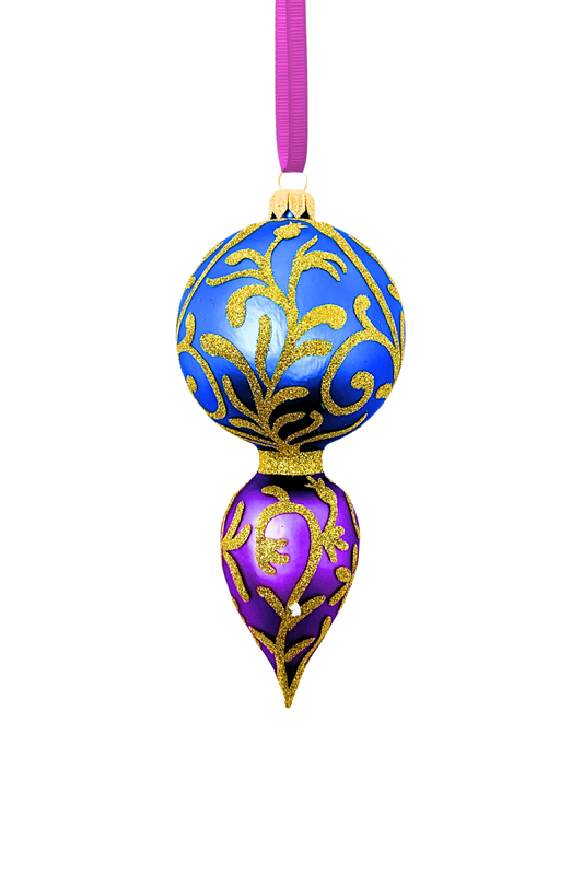 Regal Reflection Demure Glass Christmas Ornament