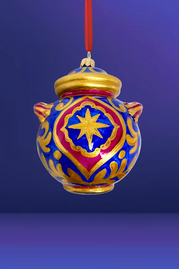 Star of Sicilia Jar Glass Christmas Ornament [PREORDER]