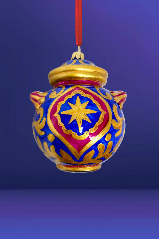 Star of Sicilia Jar Glass Christmas Ornament [PREORDER]