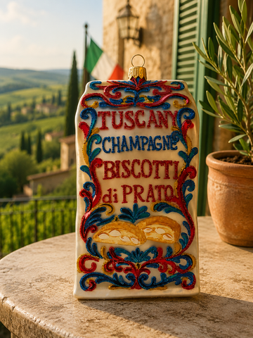ITALIAN BISCOTTI DI PRATTO HOLIDAY ORNAMENT