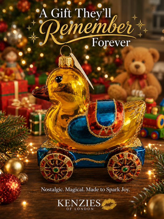 DUCK PULL TOY ORNAMENT-AN ERIK"S TOY COLLECTION EXCLUSIVE