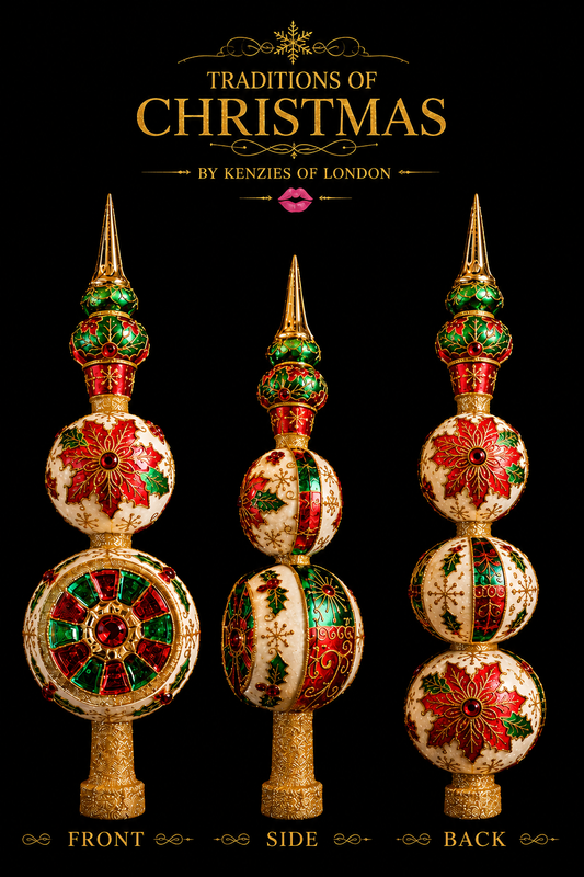 KENZIES OF LONDON KROWN JEWEL FINIAL-