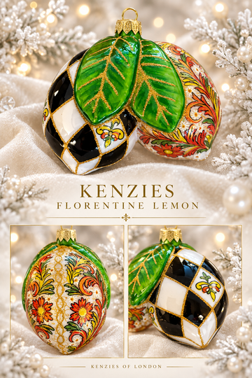 FLORENTINE HECKERED LEMON-NEW