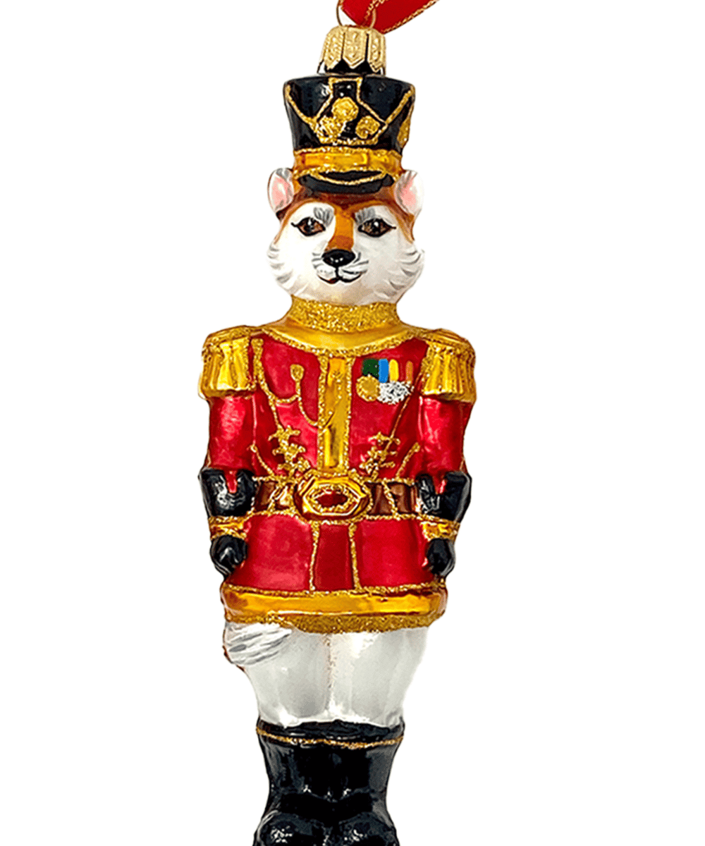 Leopard Nutcracker Ornament Kenzington's Royal Guard White Tiger Fox