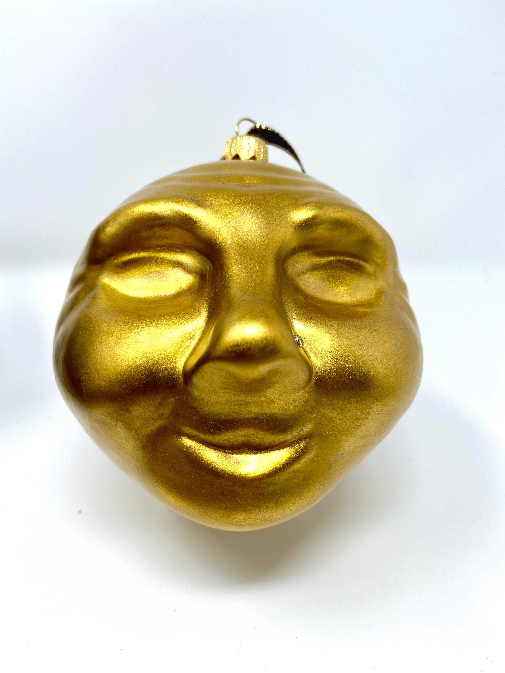 Man in the Moon Ornament Gold Face Solar Splendor