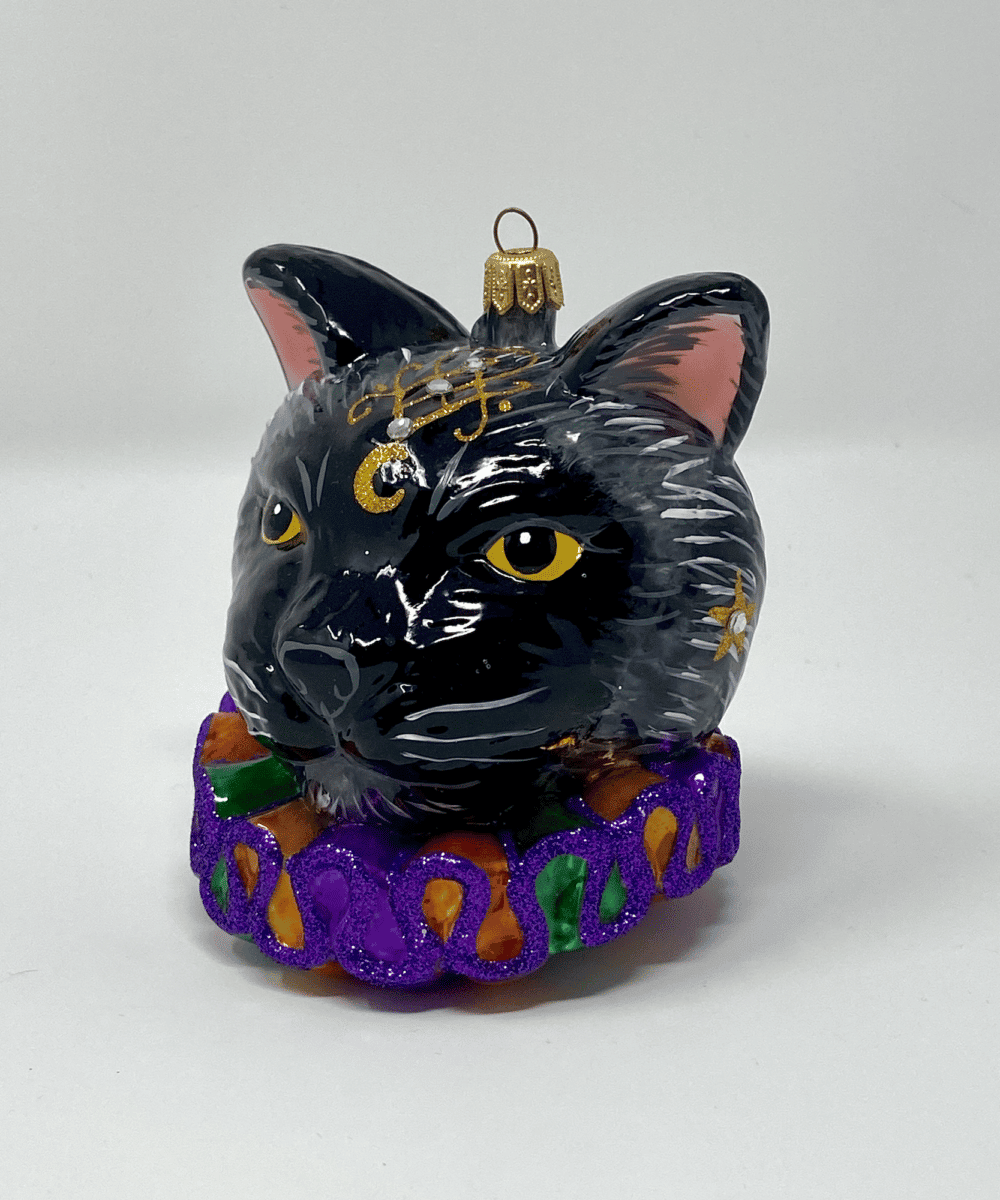 Mystical Cat Ornament Supernatural Egyptian Celestial