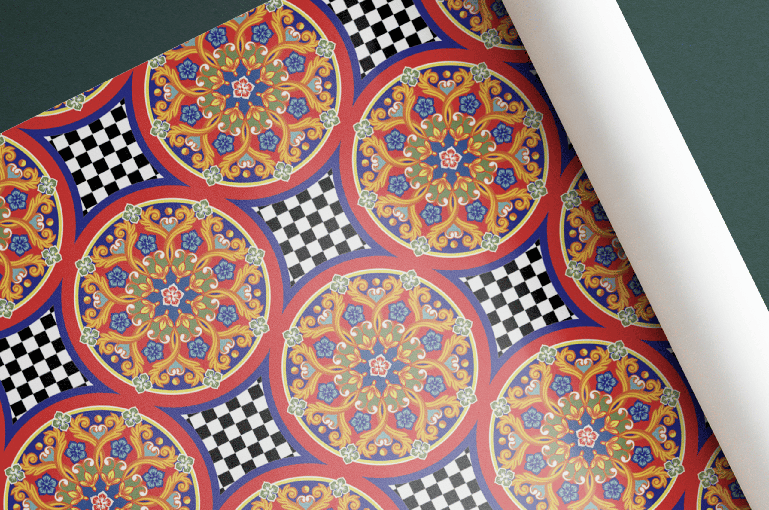 Majolica Wrapping Paper