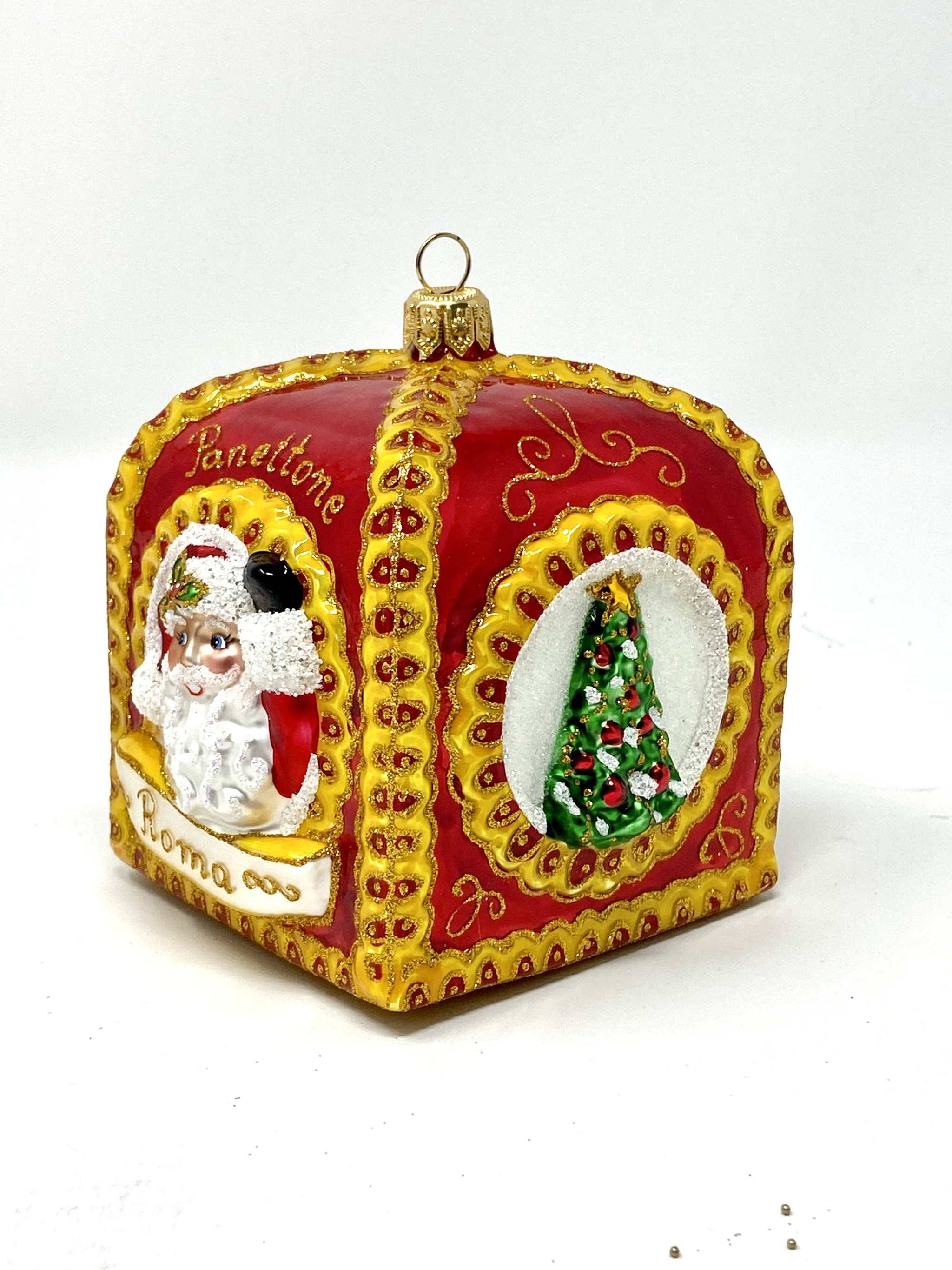 Italian Panettone Box Ornament