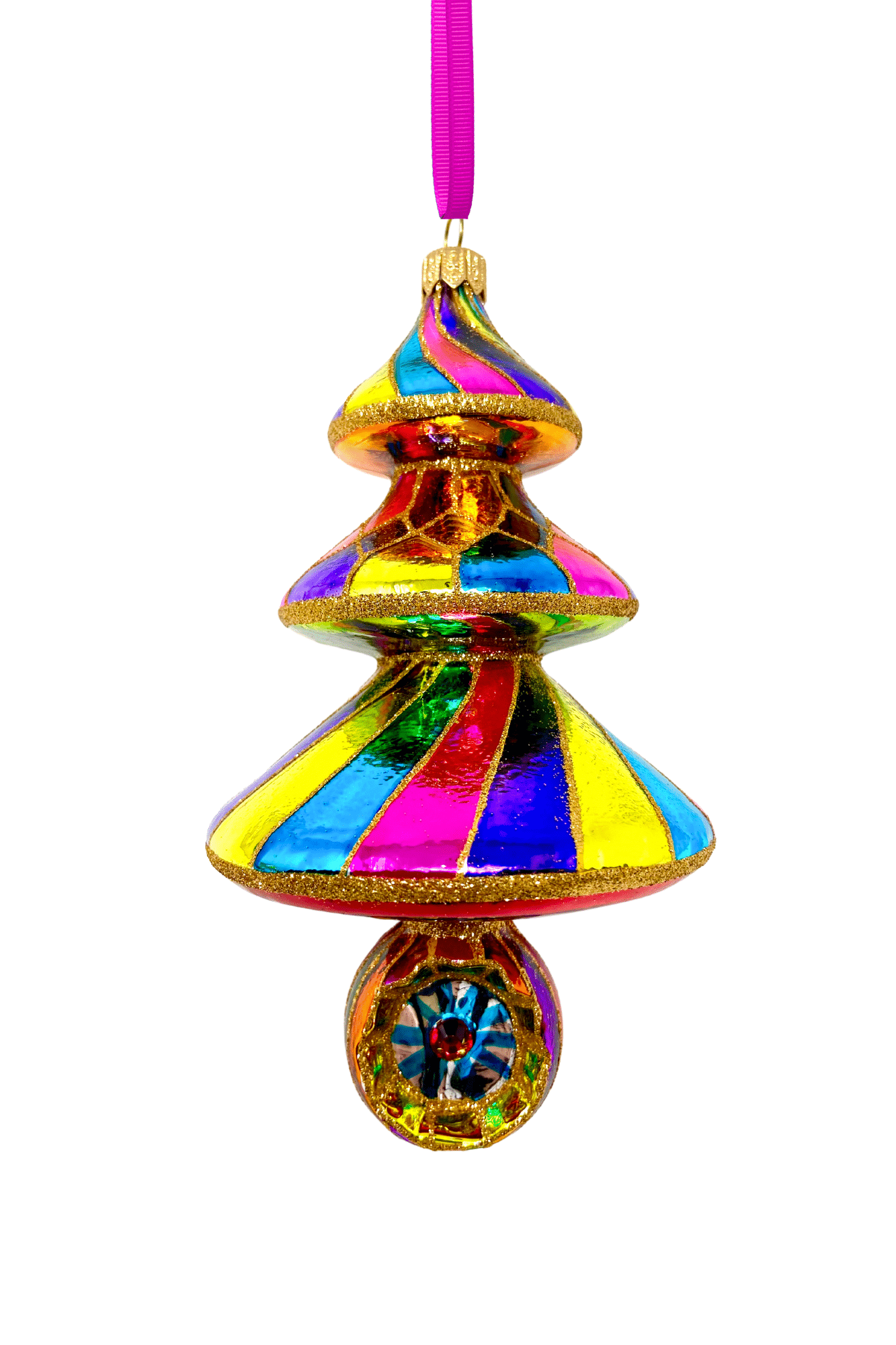 Roulette Tree Glass Ornament - Image 3